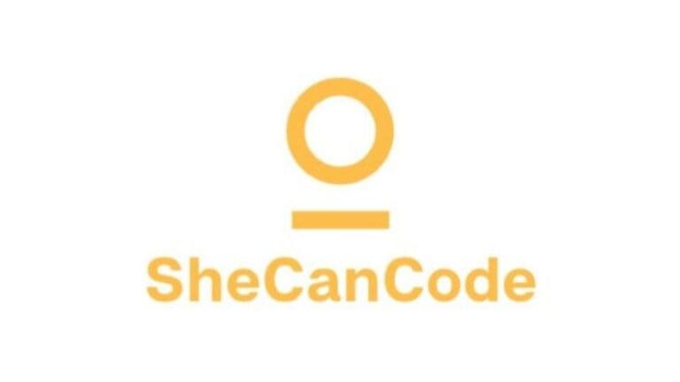 SheCanCode Logo with strapline