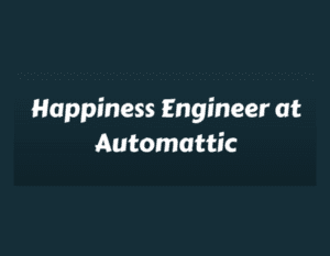 Happiness Engineer at Automattic – Kavya Gokul