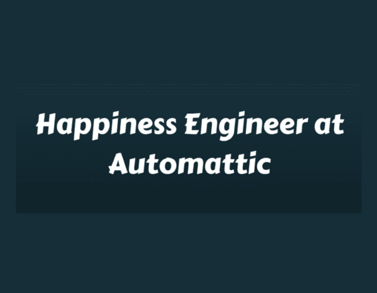 Happiness Engineer at Automattic, Kavya Gokul