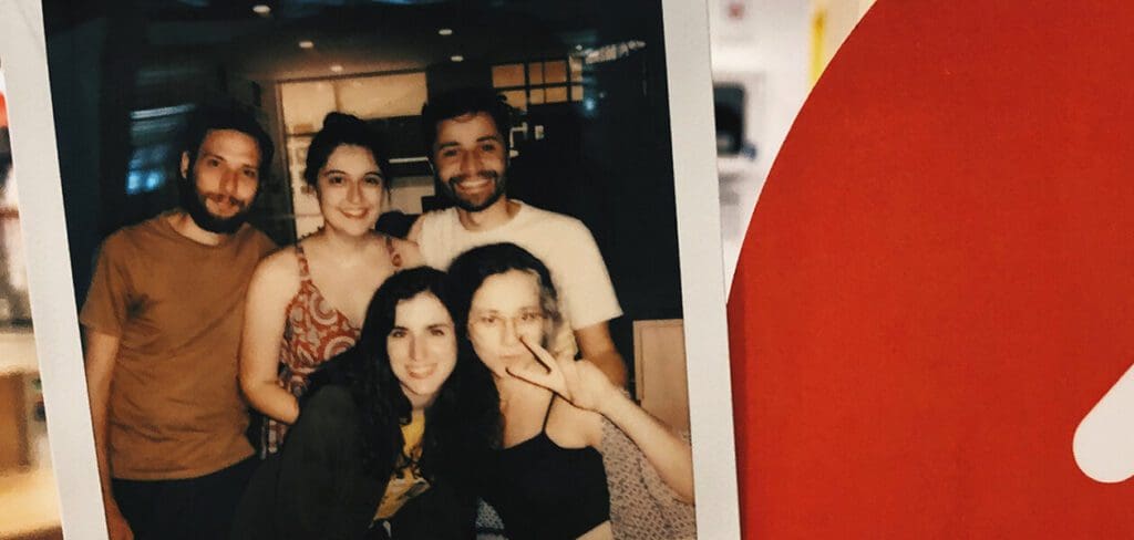 The picture was taken during the Polaroid Week with the Porto Design Team, Farfetch