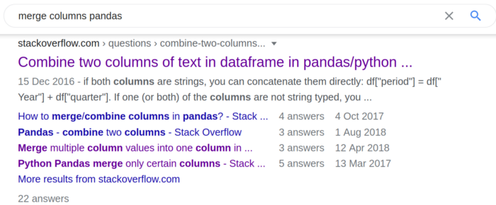 Merge columns panda, text analysis