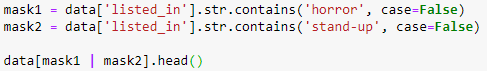 pandas dataframe