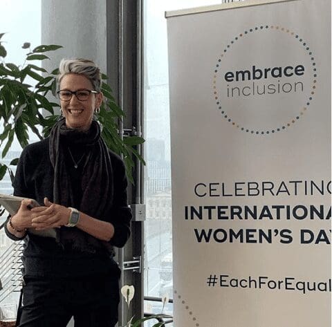 Elisha Foust celebrating International Women's Day