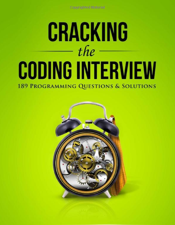 Cracking The Coding Interview book, Google Internship