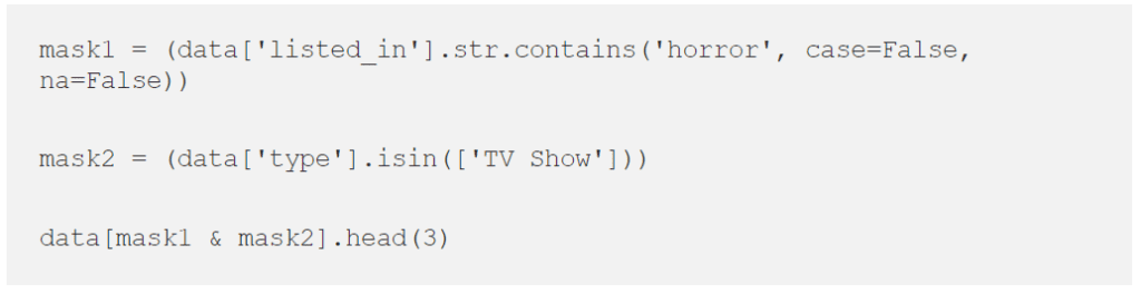pandas dataframe