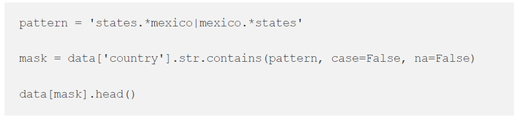 pandas dataframe