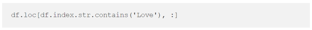 pandas dataframe