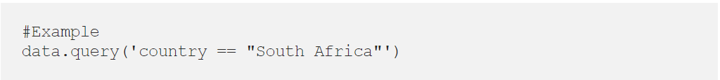 pandas dataframe