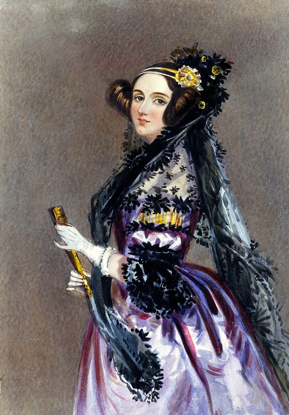 Portrait of Ada Lovelace, first computer programmer