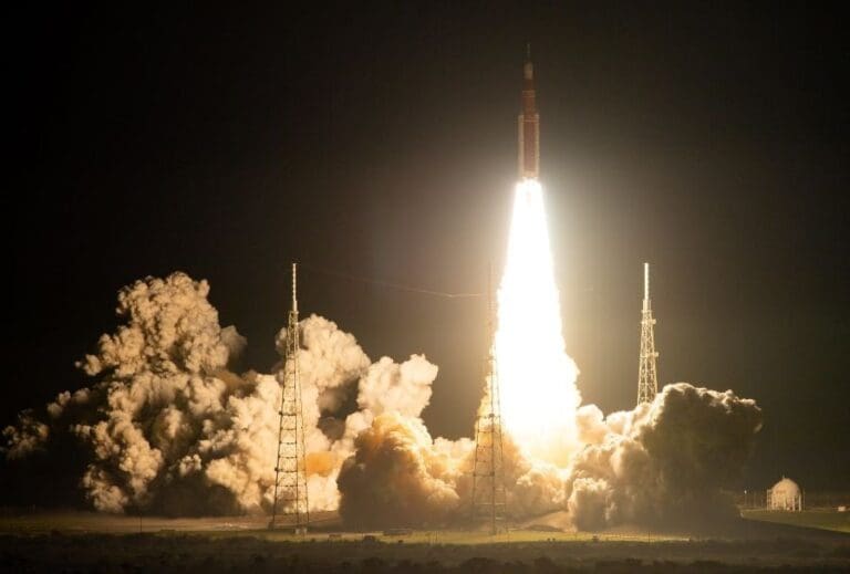 NASA launches Artemis I Mega Rocket Orion