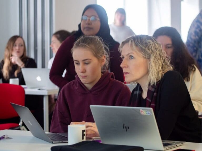 Women studying tech - Northcoders x RotaCloud Bursary