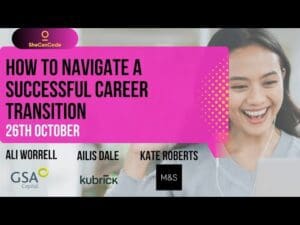 SheCanCode event: How to navigate a successful career transition