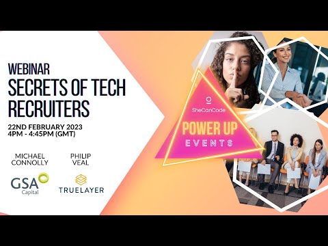 SheCanCode Power Up event: Secrets of tech recruiters