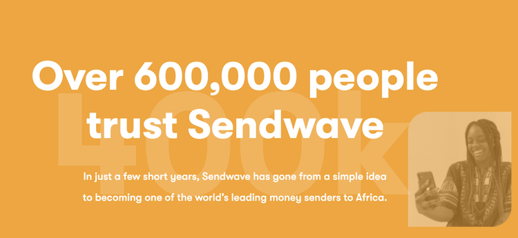 Over 600,000 people trust Sendwave