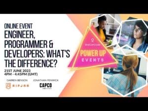 SheCanCode Power Up Webinar: Engineers, Programmers & Developers: What’s the difference?