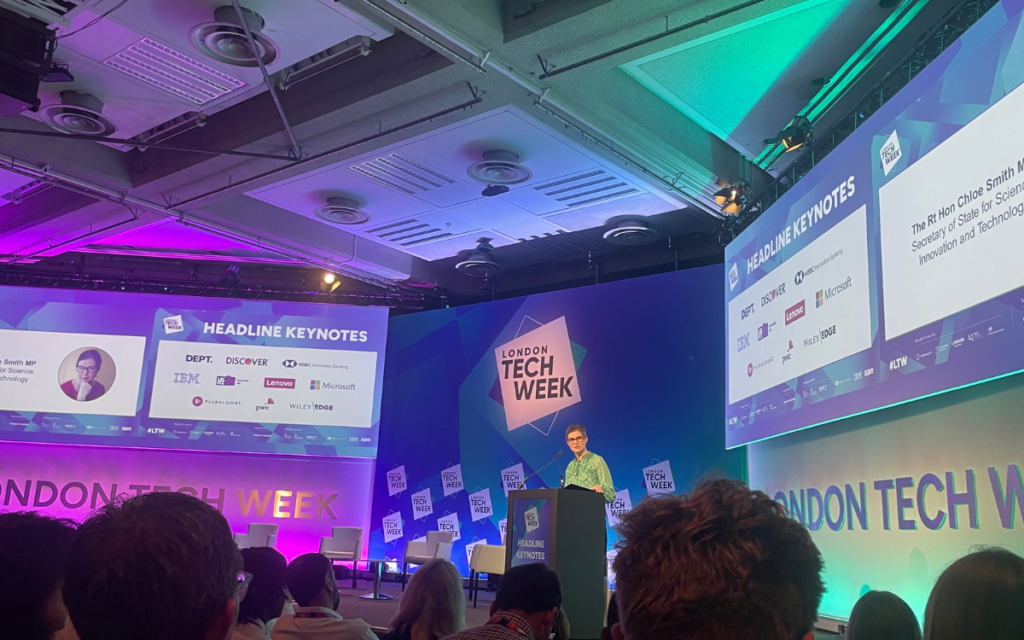 “When it comes to tech, the UK is fully open for business” – Chloe Smith MP talks tech success & growth at London Tech Week
