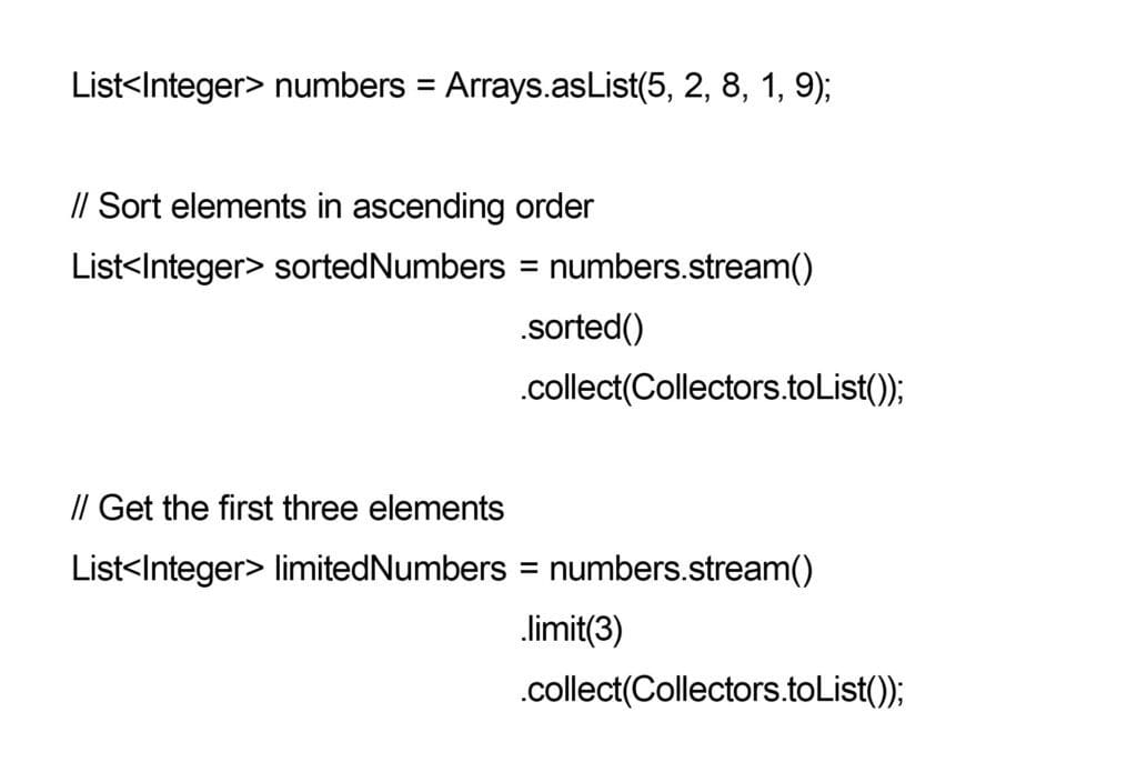 coding cheatsheet for Java