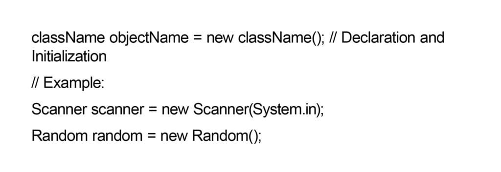 coding cheatsheet for Java