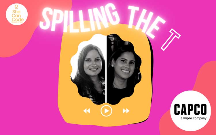 Talking mentorship and sponsorship with Capco on SheCanCode’s Spilling The T podcast