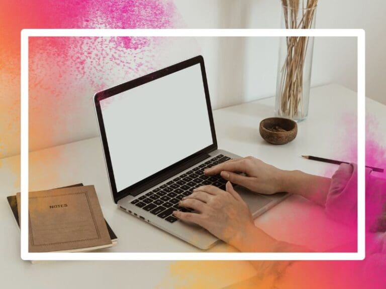 Woman notes down top data science certifications from her laptop screen