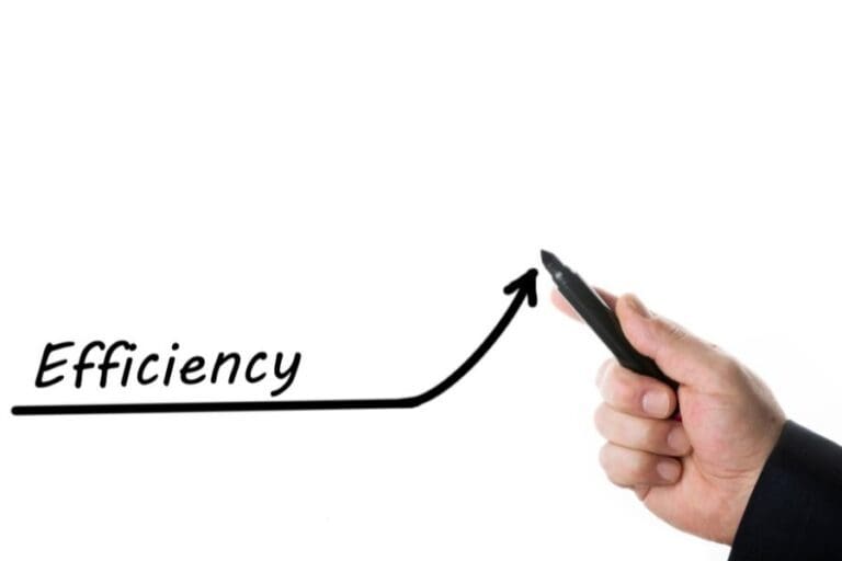 Efficiency curve on the rise