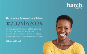 Join Hatch’s mission to hire & train 2,024 women into tech careers in 2024