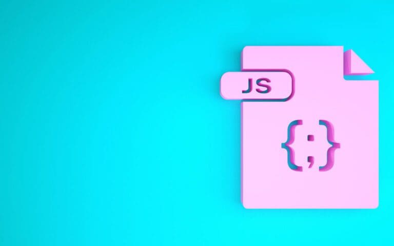 Pink JavaScript file document