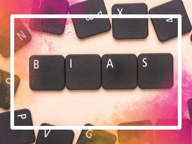 Bias spelt out with computer keys