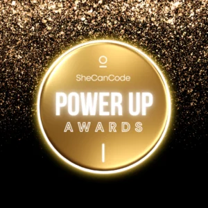 SheCanCode's Power Up Awards Square