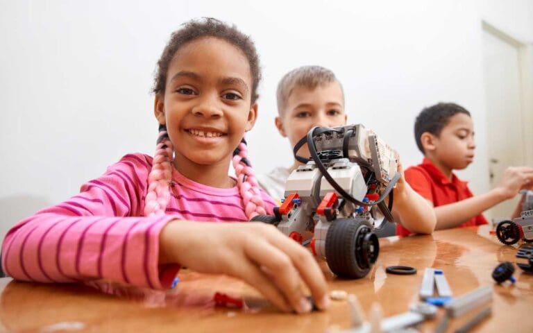Creative Children Building Robotics, AI, education