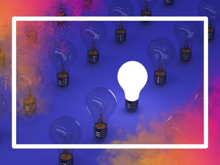 Stand out from the crowd, male-dominated tech industry concept