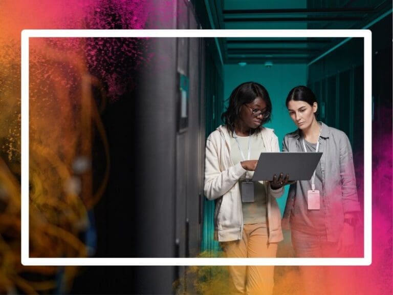 Women Managing Servers in Data Center