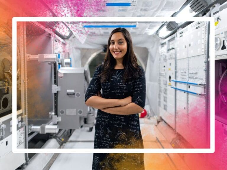 Female engineer standing in a computer room, returning to work concept, STEM Returners