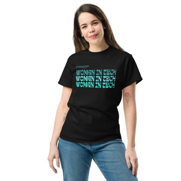 SheCanCode's Blue Women in Tech Unisex T-Shirt