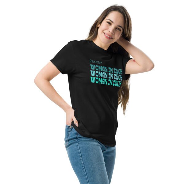 SheCanCode's Blue Women in Tech Unisex T-Shirt