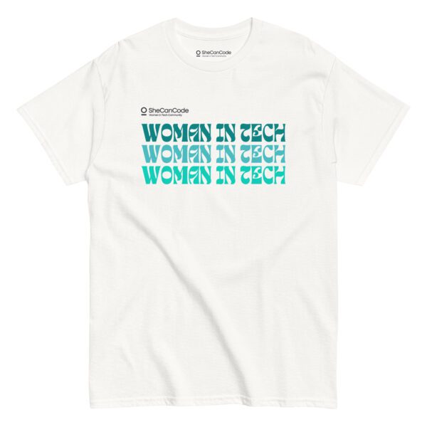 SheCanCode's Blue Women in Tech Unisex T-Shirt