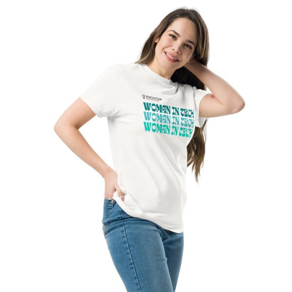 SheCanCode's Blue Women in Tech Unisex T-Shirt