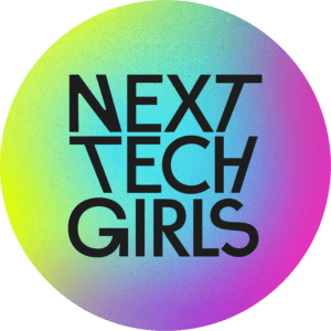 Next Tech Girls - round gradient logo