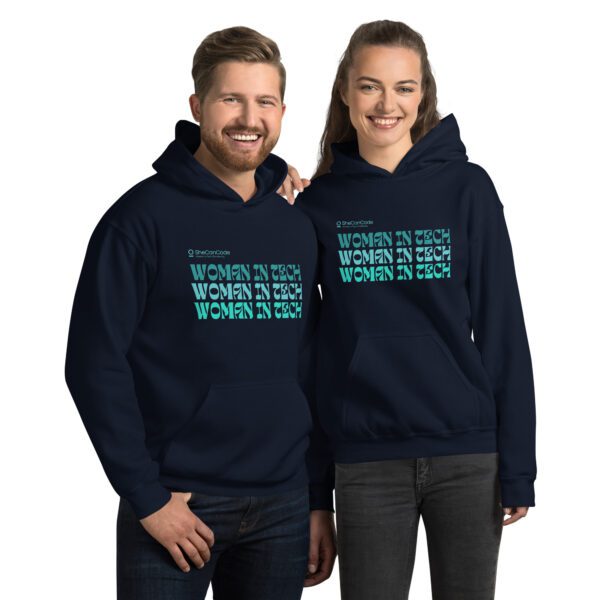 Women in Tech Hoodie (Blue) - Image 2