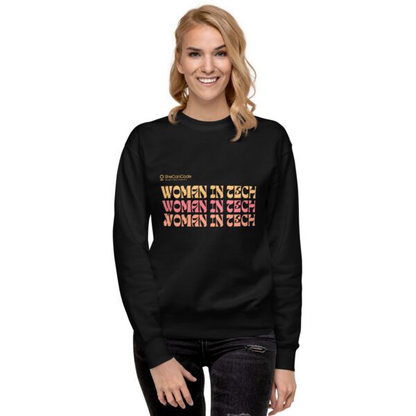 Women in Tech Sweatshirt (Coral)