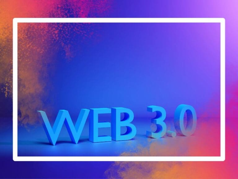 Web 3.0 new internet future technology, next generation world wide web technology, Web 3.0 text on the colored background with copy space
