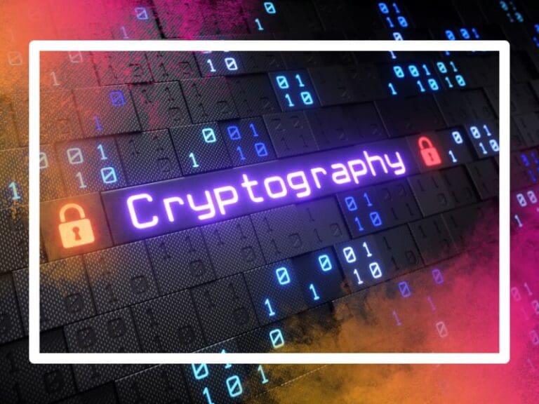 Cryptography Surface With Padlocks
