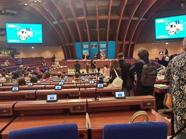 Dragana Babić at the Digital Citizenship Education Forum, titled 'Let’s Act Now!'