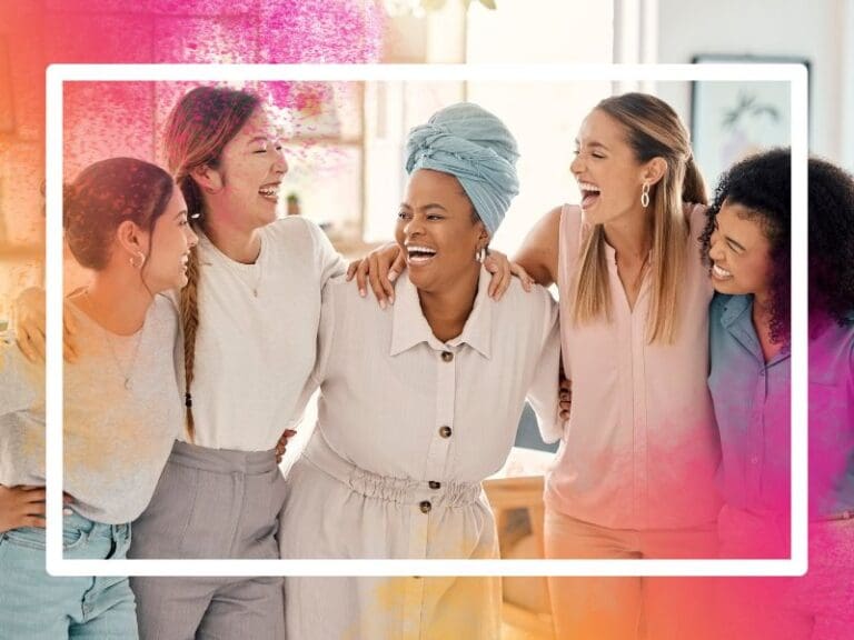 Happy Business People, Women Championing Women concept