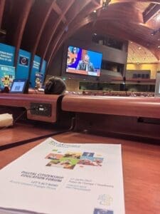 Dragana Babić at the Digital Citizenship Education Forum, titled 'Let’s Act Now!'