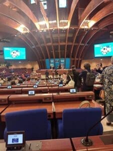 Dragana Babić at the Digital Citizenship Education Forum, titled 'Let’s Act Now!'