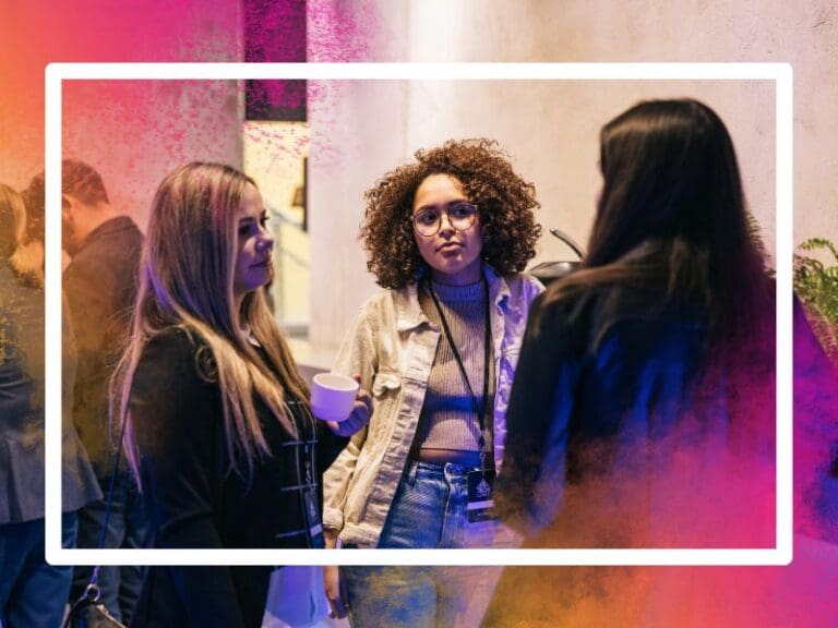 Women Gathered at a Networking Event