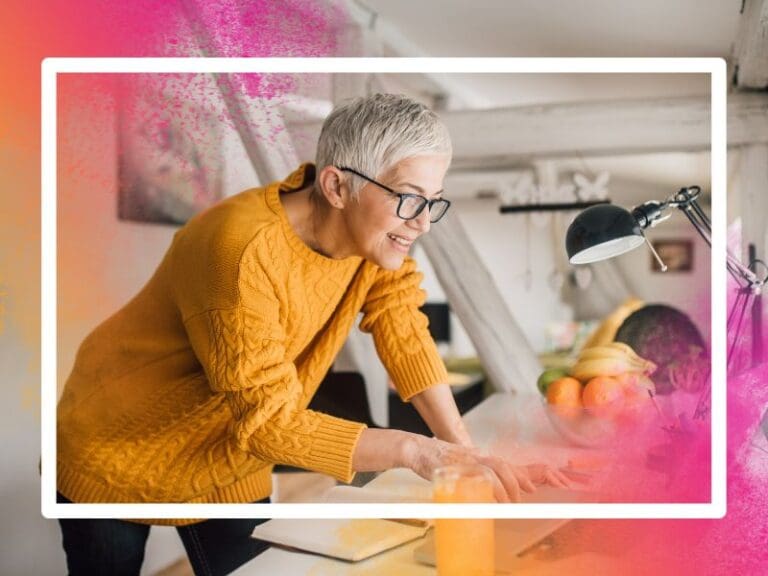 Senior leader working in a flexible career