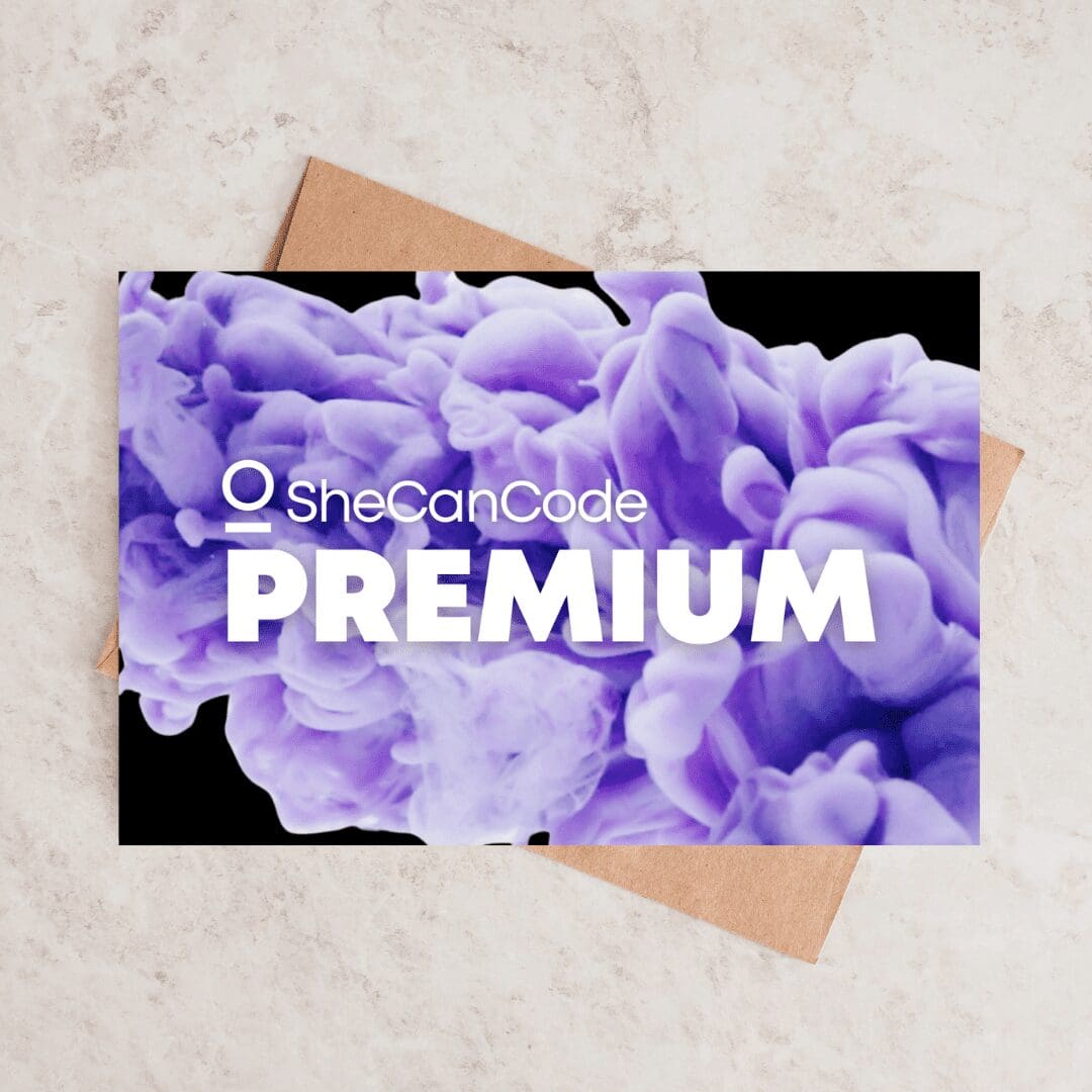 SheCanCode Premium Gift Mock-Up