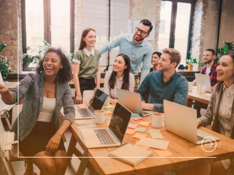 Diverse Team Collaborating in Modern Office, diversity